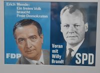 altes Wahlplakat Brandt